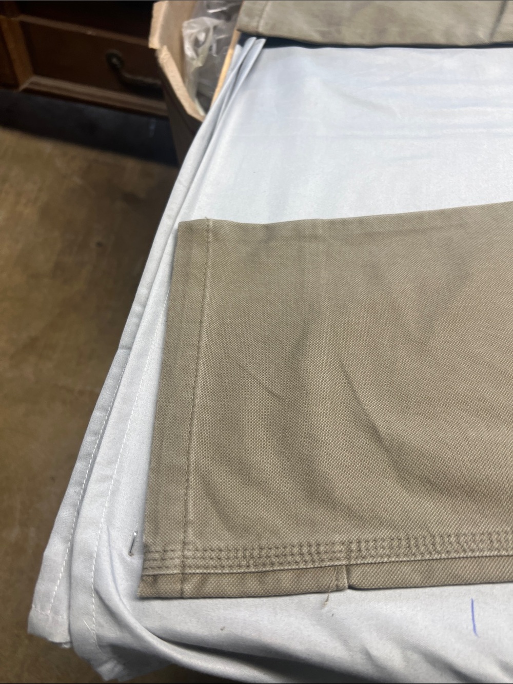 Wrangler Khaki Work Pants with Flared Leg - Picture 8 of 10